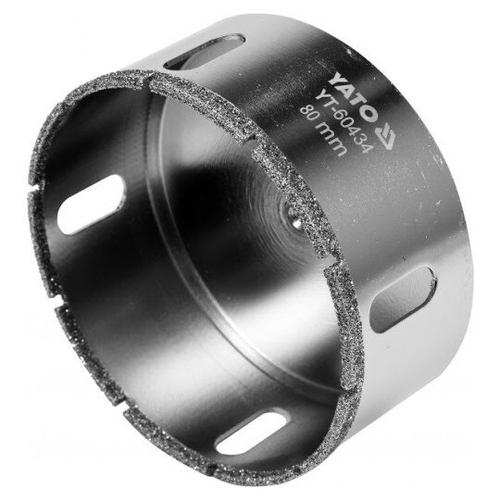 Carota diamantata Yato 80 mm pentru placi ceramice