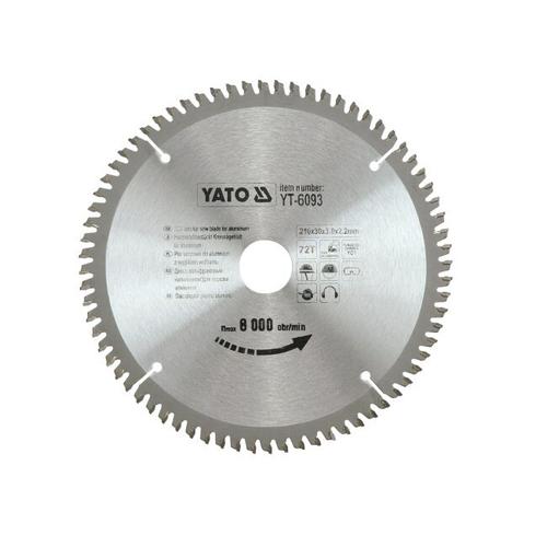 Disc circular Wolfram pt aluminiu 300X30X100MM Yato YT-6097
