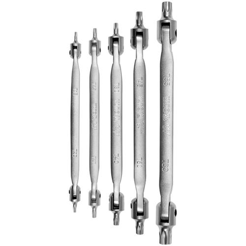 Set 5 chei cu articulatie Yato YT-05320 T15-T60