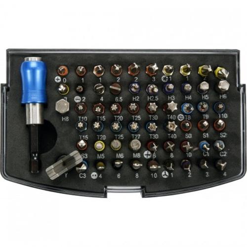 Trusa Biti Yato YT-04624, 1 inch, 59 piese
