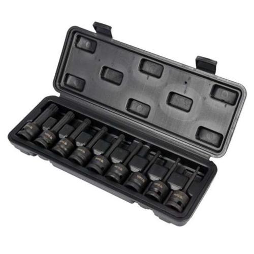 Set biti de impact Yato YT-10691, Spline 1/2, 9 piese