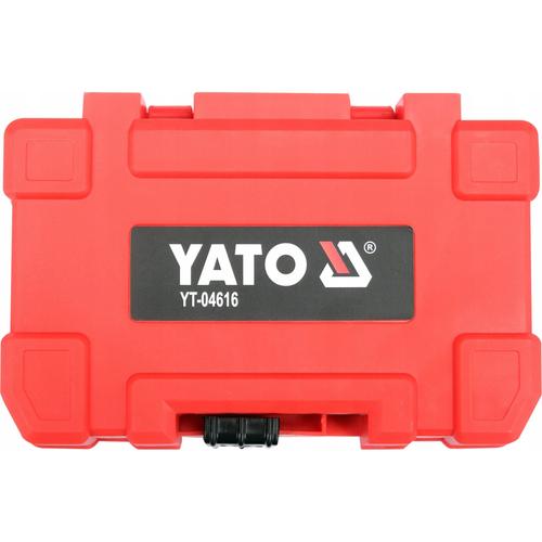 Set 37 capete de surubelnita Yato YT-04616, Otel, 1/4'', Rosu
