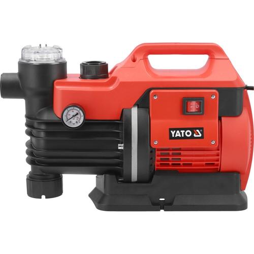 Pompa de gradina cu filtru Yato YT-85363, 850 W, 3.8 bar, 38 m, 60 l/min, carcasa plastic, monofazata
