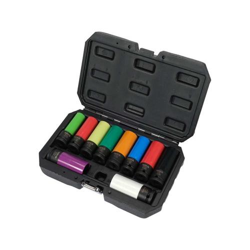 Set chei impact cu protectie 1/2 10 buc Yato YT-10564