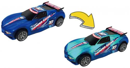 Masinuta CEVODLE cu lumini, sunete si sistem pullback, 1/24, 18cm, Albastru