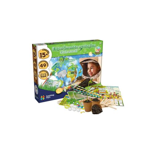 Joc Hashtag Toys STEAM - Experimente ecologice, fara plastic, lb. romana, +6 ani
