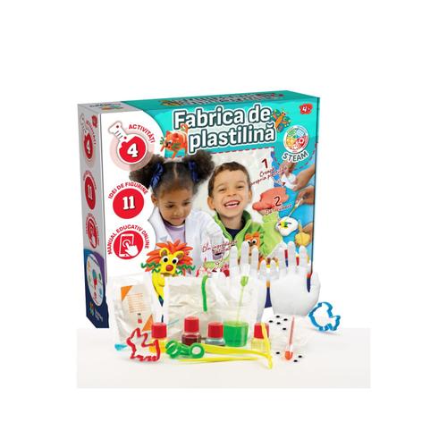 Set educativ Hashtag Toys STEAM - Fabrica de plastilina, lb. romana, +4 ani