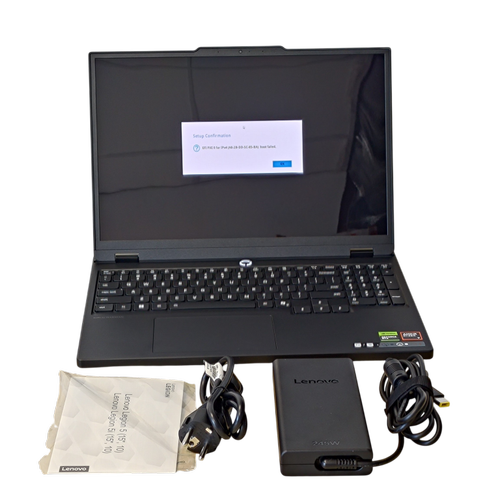 Laptop Gaming Legion 5 15AHP10 (Procesor AMD Ryzen™ AI 7 260 (16M Cache, up to 5.10 GHz) 15.1inch WQXGA OLED 165Hz, 16GB, 512GB SSD, NVIDIA GeForce RTX 5050 @8GB, Negru)