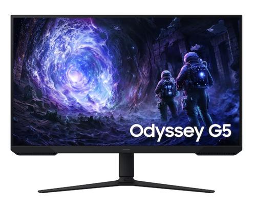 Monitor Gaming VA LED Samsung Odyssey G5 32inch LS32FG510EUXEN, QHD (2560 x 1440), HDMI, DisplayPort, Pivot, 180 Hz, 1 ms (Negru)
