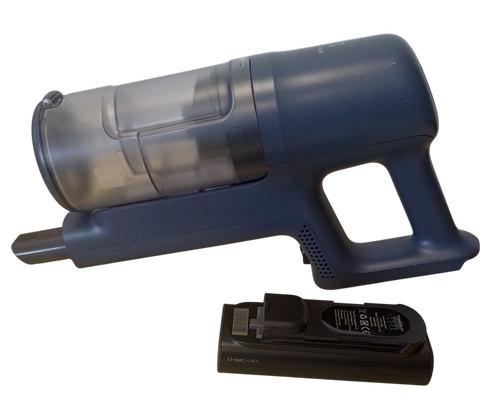 Aspirator vertical Electrolux EP61H21WET, Perie PowerPro MOP cu 4 lavete rotative incluse, Tensiune 21.6 V, Autonomie max 50 minute, Capacitate 500 ml, Perie PowerPro multisuprafete cu LED (Albastru)