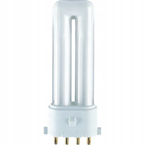Lampa fluorescenta, Osram Dulux S/E, 2G7, 7W, 400lm, 3000K, Dimabil, Alb cald