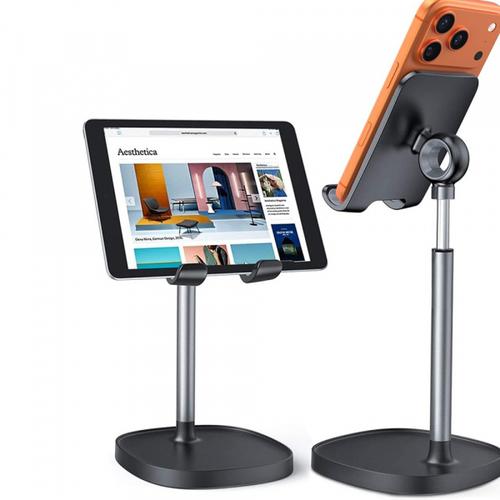 Suport Birou Lisen Mechanical pentru Telefon / Tableta, 4inch - 10inch, Negru