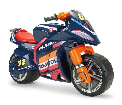 Motocicleta pentru copii tip ride-on Injusa  Repsol Winner, fara pedale, stabila si rezistenta, 3 ani+, max. 50 kg