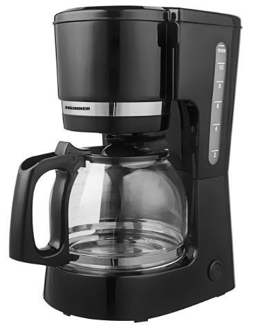 Cafetiera Heinner HCM-800BK, 1.5l, 800W (Neagra)
