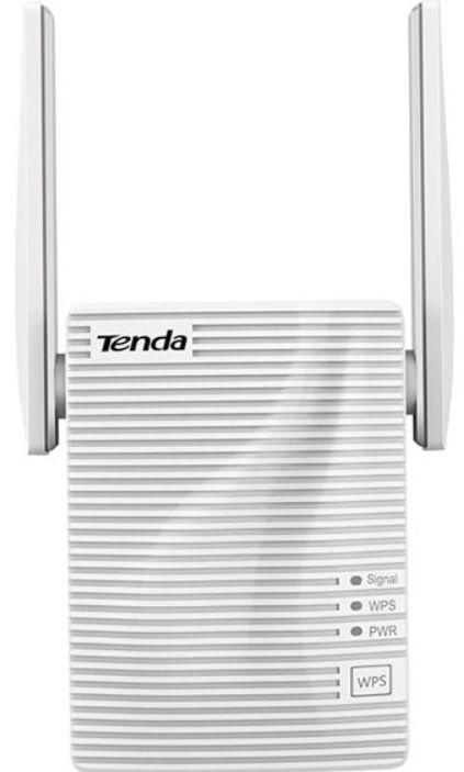 Range Extender Wireless Tenda A18, Dual Band, 1200 Mbps, 2 Antene externe (Alb)