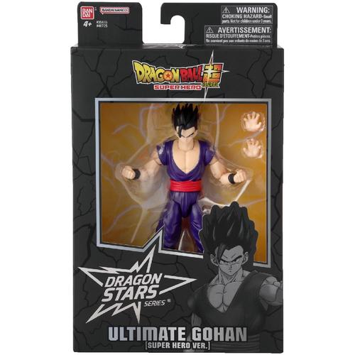 Figurina Bandai Dragon Ball - Dragon Stars, Ultimate Gohan Super Hero, 16.5 cm