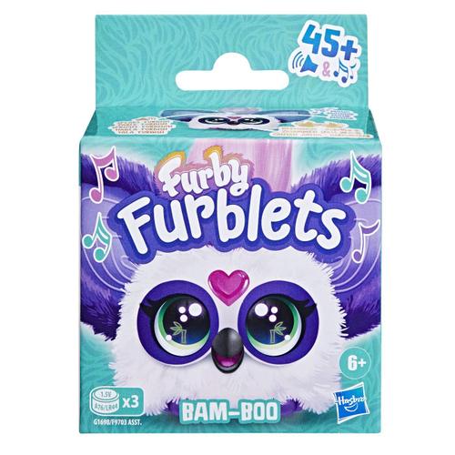 Jucarie electronica Furby Furblets - Bam-Boo (Alb/Albastru)