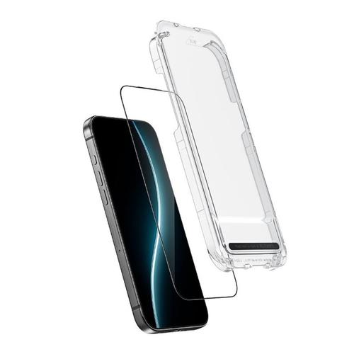 Folie Sticla Benks  Premium Glass Warrior Sapphire Coating pentru iPhone Air cu aplicator inclus, Negru