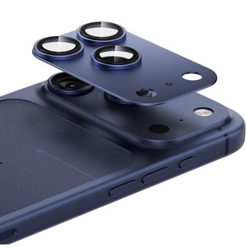 Folie Sticla Camera Benks Glass Warrior Metal Integrated pentru iPhone 17 Pro, Albastru