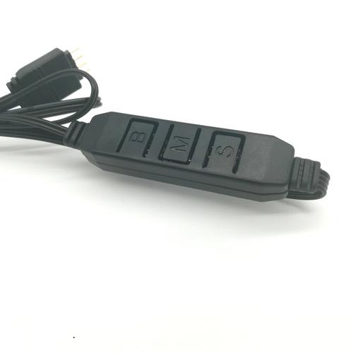 Fan RGB Controller Thermalright, 5V, conector SATA, RGHB Connector + 5V 3 pin (Negru)