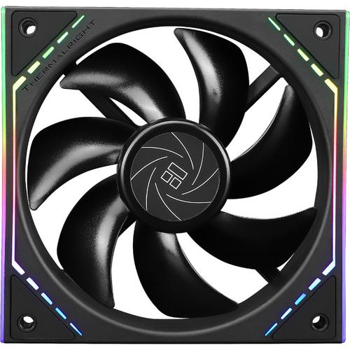 Ventilator Thermalright TL-M12, 120mm, 1500 RPM, S-FDB Bearing, 47.6 CFM, LED ARGB, 4pin PWM (Negru)