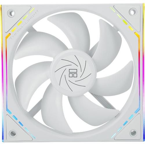 Ventilator Thermalright TL-M12W, 120mm, 1500 RPM, S-FDB Bearing, 47.6 CFM, LED ARGB, 4pin PWM (Alb)