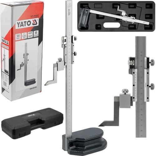 Instrument de masurare Yato YT-72272 din otel inoxidabil, 300mm, precizie +/-0,02 mm, 0-300 mm