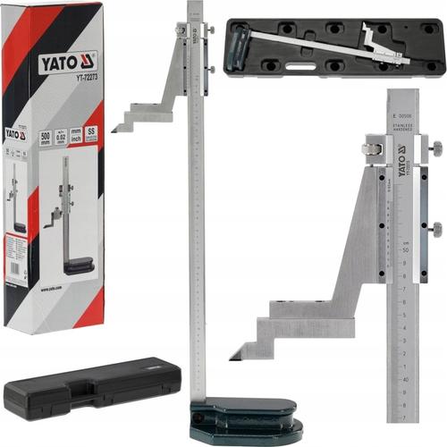 Instrument de masurare din otel Yato YT-72273, inoxidabil, 500mm, precizie +/-0,02mm, 0-500mm