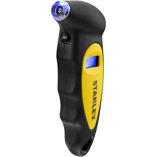 Manometru digital STANLEY STHT80874-0, versatilitate: cu o precizie de 0,01 si un afisaj digital usor de citit, manometrul digital pentru anvelope STANLEY ofera o solutie pentru inspectia anvelopelor, confort: prindere confortabila