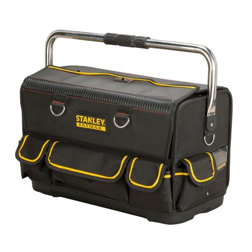 Geanta STANLEY Fatmax FMST1-70719 cu 2 compartimente, designul sau cu doua fete, semi-deschis, este ideal ca statie de lucru pe santier si permite accesul rapid la scule si accesorii, capacitate maxima de incarcare: 20 kg, nu include scule