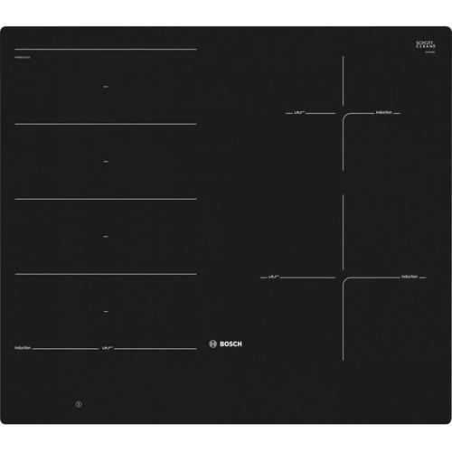 Plita cu inductie BOSCH PXE601DC1E, 4 arzatoare, 7400 W (Negru)