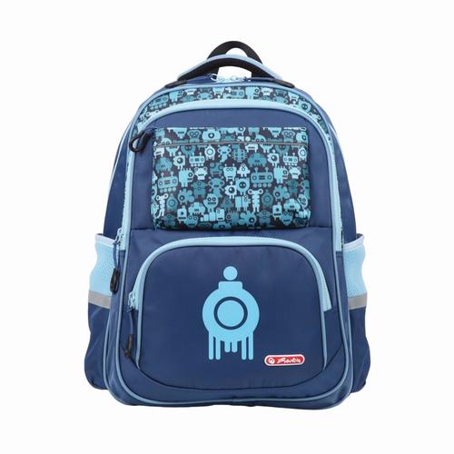 Rucsac scolar Herlitz Spark, sistem antigravitație, AI Robotics, 45x30x13cm
