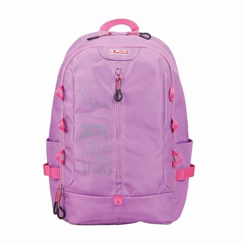 Rucsac scolar Herlitz Boost, liliac, 46x32x17cm