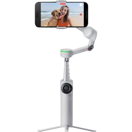 Stabilizator gimbal Insta360 Flow 2 Pro Creator Kit, Bluetooth, Autonomie 10 ore (Gri)