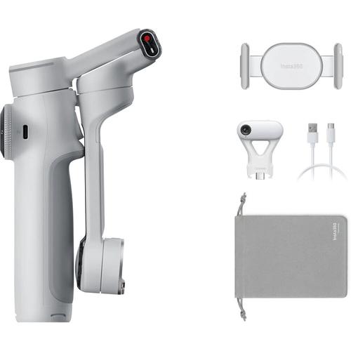 Stabilizator Gimbal Insta360 Flow 2 Pro AI Tracker Bundle, 1100 mAh (Gri)
