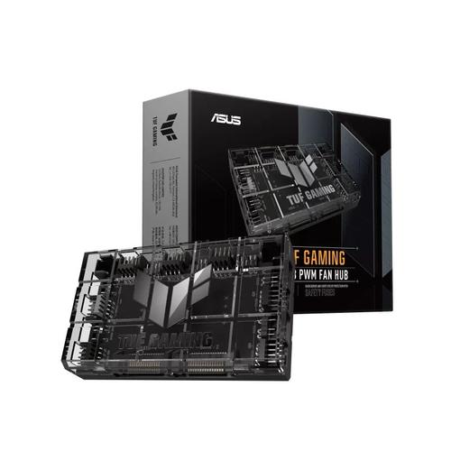 Fan HUB Controller ASUS TUF Gaming ARGB PWM Fan Hub, 4-Pin, Pana la 6 ventilatoare