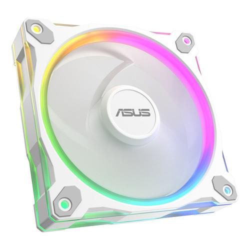 Ventilator PC ASUS MR120 Reverse, 12cm, ARGB, 1600 rpm, 1 unitate (Alb)