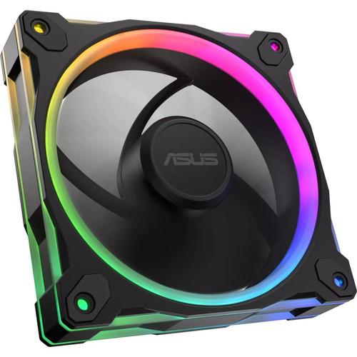 Ventilator PC ASUS MR120 Reverse, 12cm, ARGB, 1600 rpm, 1 unitate (Negru)