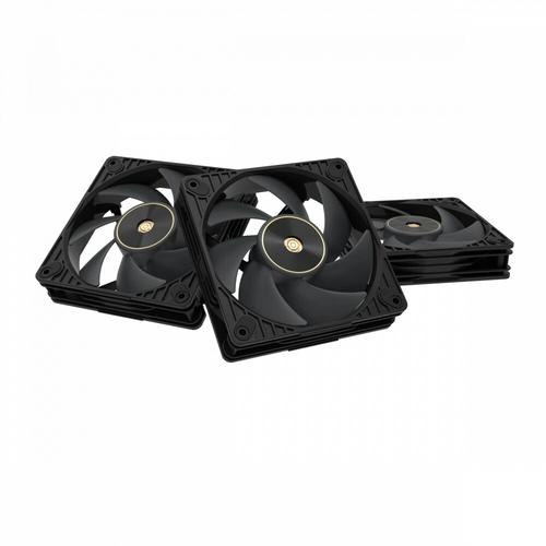 Set Ventilatoare PC ASUS ProArt PF120, 120mm, FDB, 1400-3000 rpm, 47.4-104.8 cfm, 7.3 mmH2O, 3 bucati (Negru)