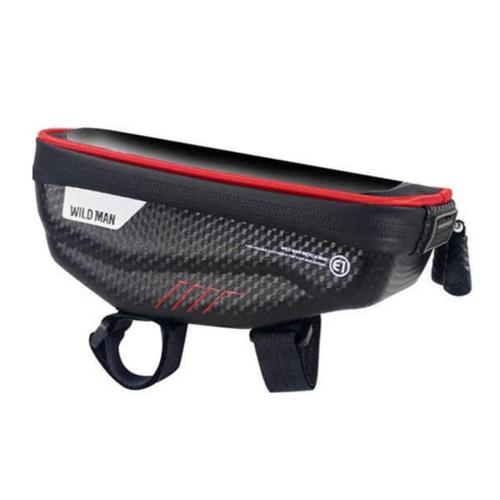 Geanta bicicleta impermeabila WildMan Mount Bike S, Negru