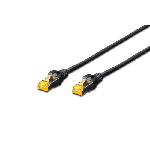 Cablu de corectie, Digitus, CAT6A, S-FTP, 1 m, Negru DK-1644-A-010/BL