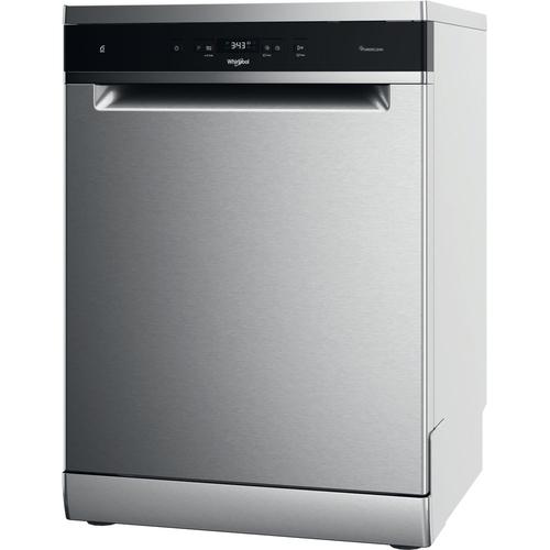 Masina de spalat vase independenta Whirlpool WFC3C26PFX, 14 seturi, 8 programe, Clasa E, 60 cm (Inox)
