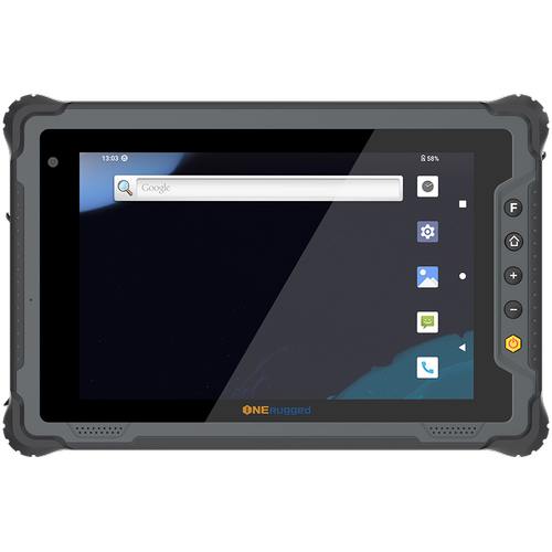 Tableta ONERugged M80T, Procesor MediaTek Helio G99 Octa-Core, Ecran IPS LCD 8inch, 8GB RAM, 128GB Flash, 13MP, 4G, IP65, Android (Negru)