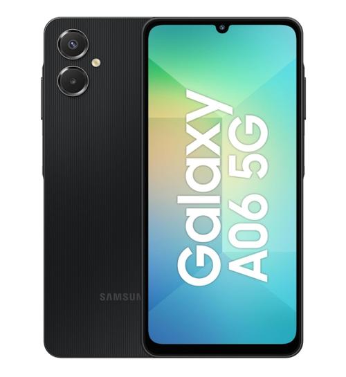 Telefon Mobil Samsung Galaxy A06 5G, Procesor Mediatek Dimensity 6300 Octa-Core, PLS LCD Touchscreen 6.7inch, 4GB RAM, 128GB Flash, Camera Duala 50+2MP, Wi-Fi, 5G, Dual Sim, Android (Negru/Non-Eu)