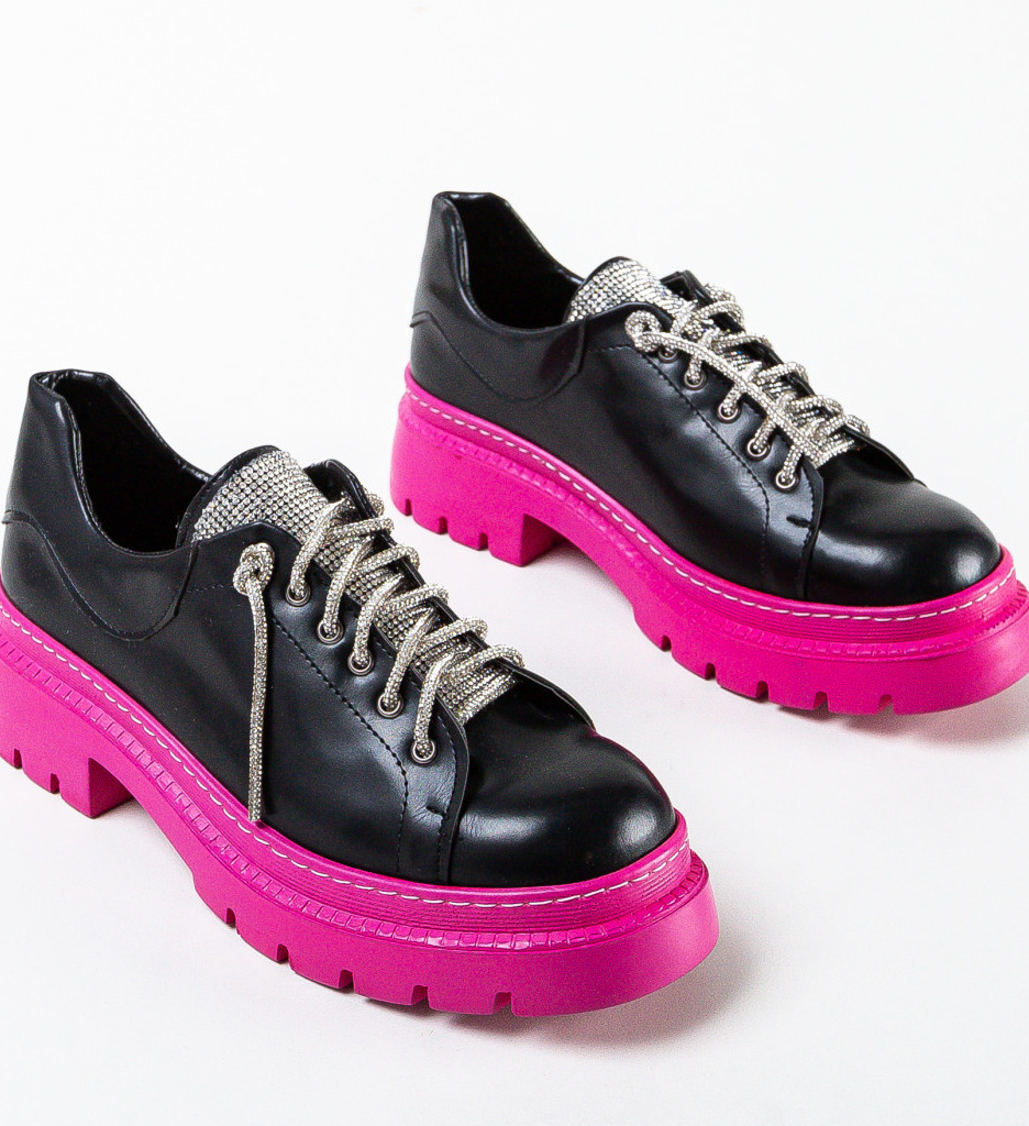 Pantofi casual dama Friday Negri 4