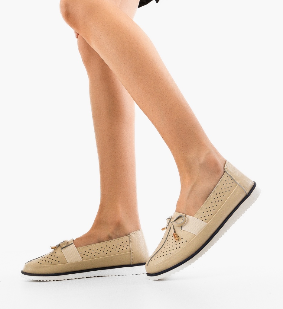 Pantofi Casual dama Niko Bej