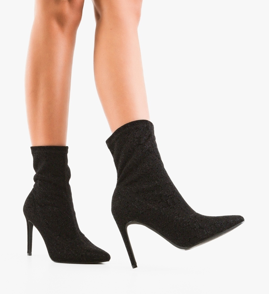 Botine dama Delavita Negre