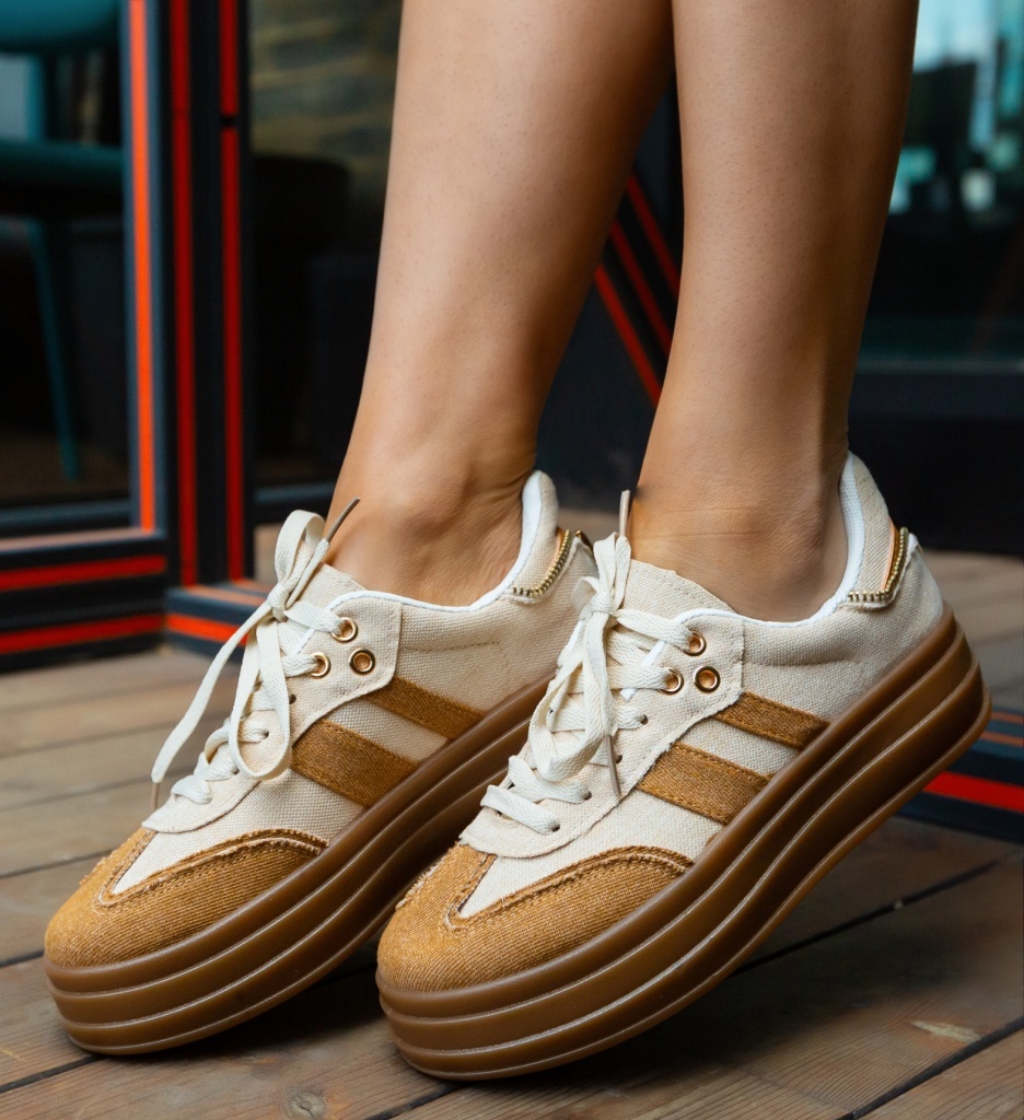 Sneakers dama Zyla Bej