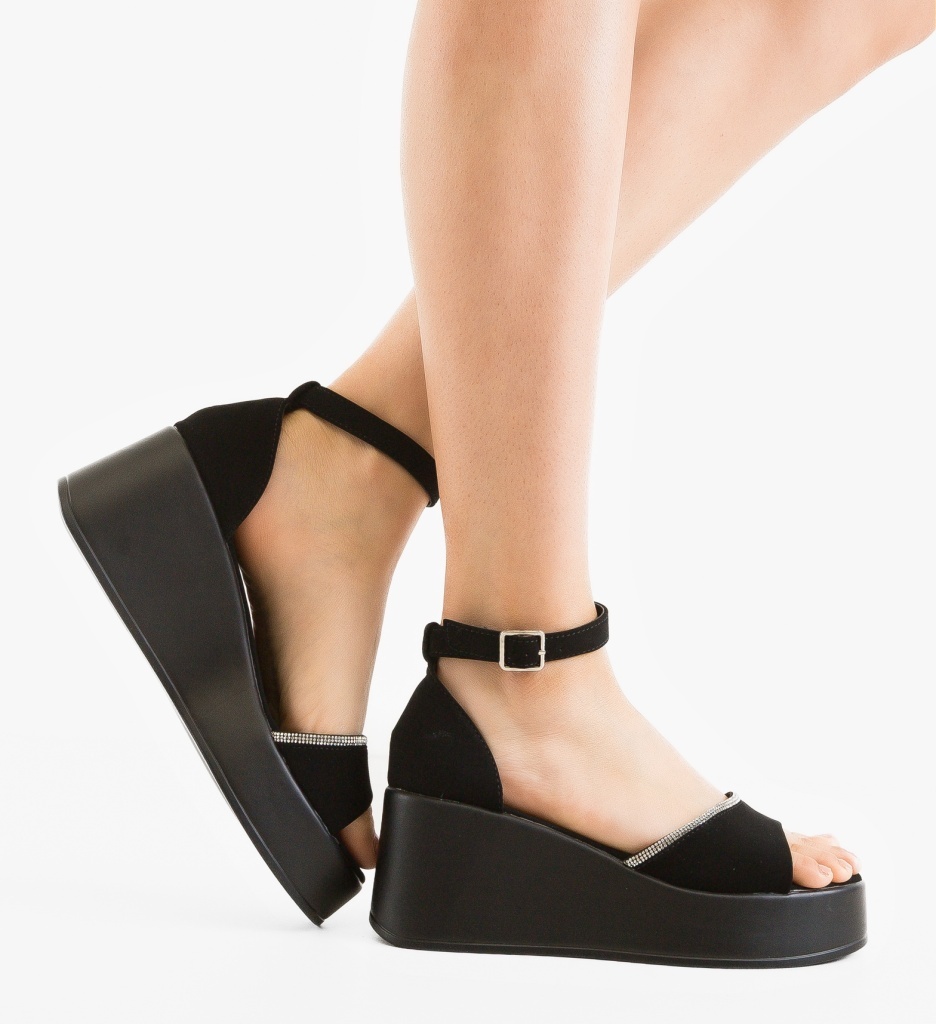 Sandale dama Polaria Negre