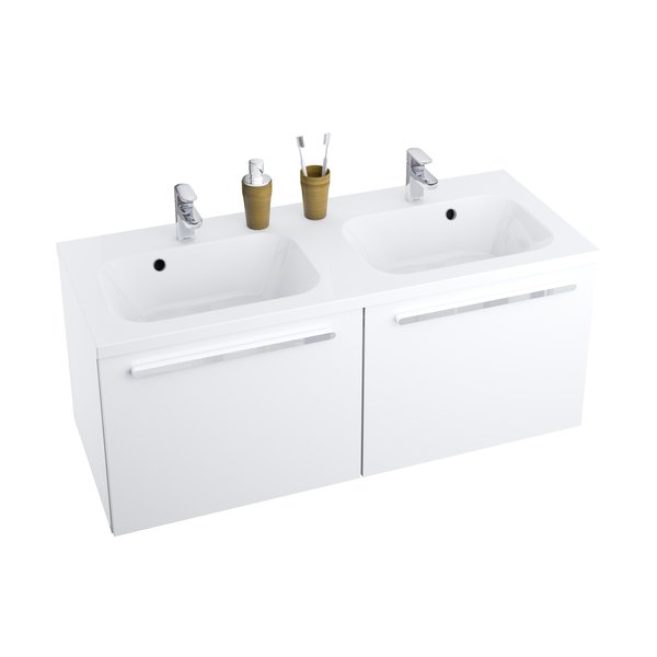 Mobilier cu chiuveta dubla  1200 Ravak